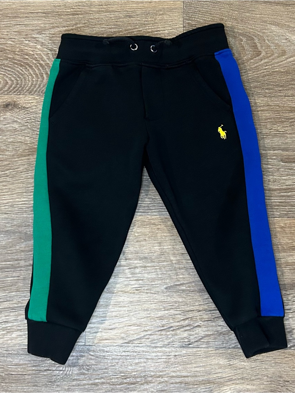 Polo Ralph Lauren Toddler Boys Sweatpants - Size 2 (2T) Black/Red/Green/Blue